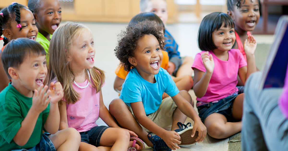 Children in classroom