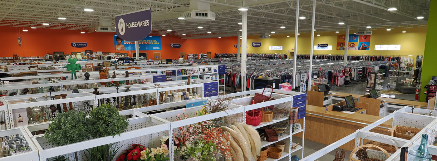 Goodwill store interior 