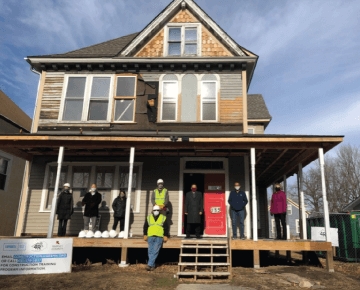 Construction Program Partnership Revitalizes Historic Neighborhood Home